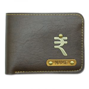 Dark Brown Coin Mens Wallet