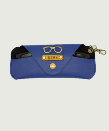 Blue Personalized Eyewear Case