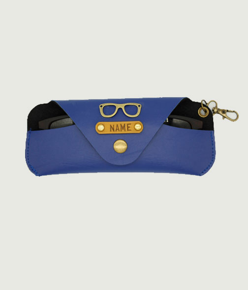 Blue Personalized Eyewear Case