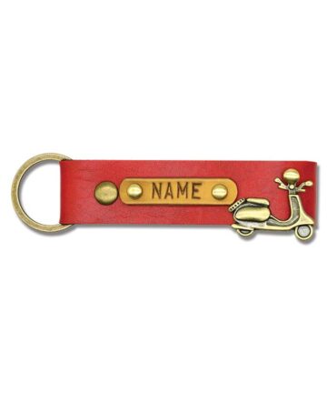 Red Personalized Keychain